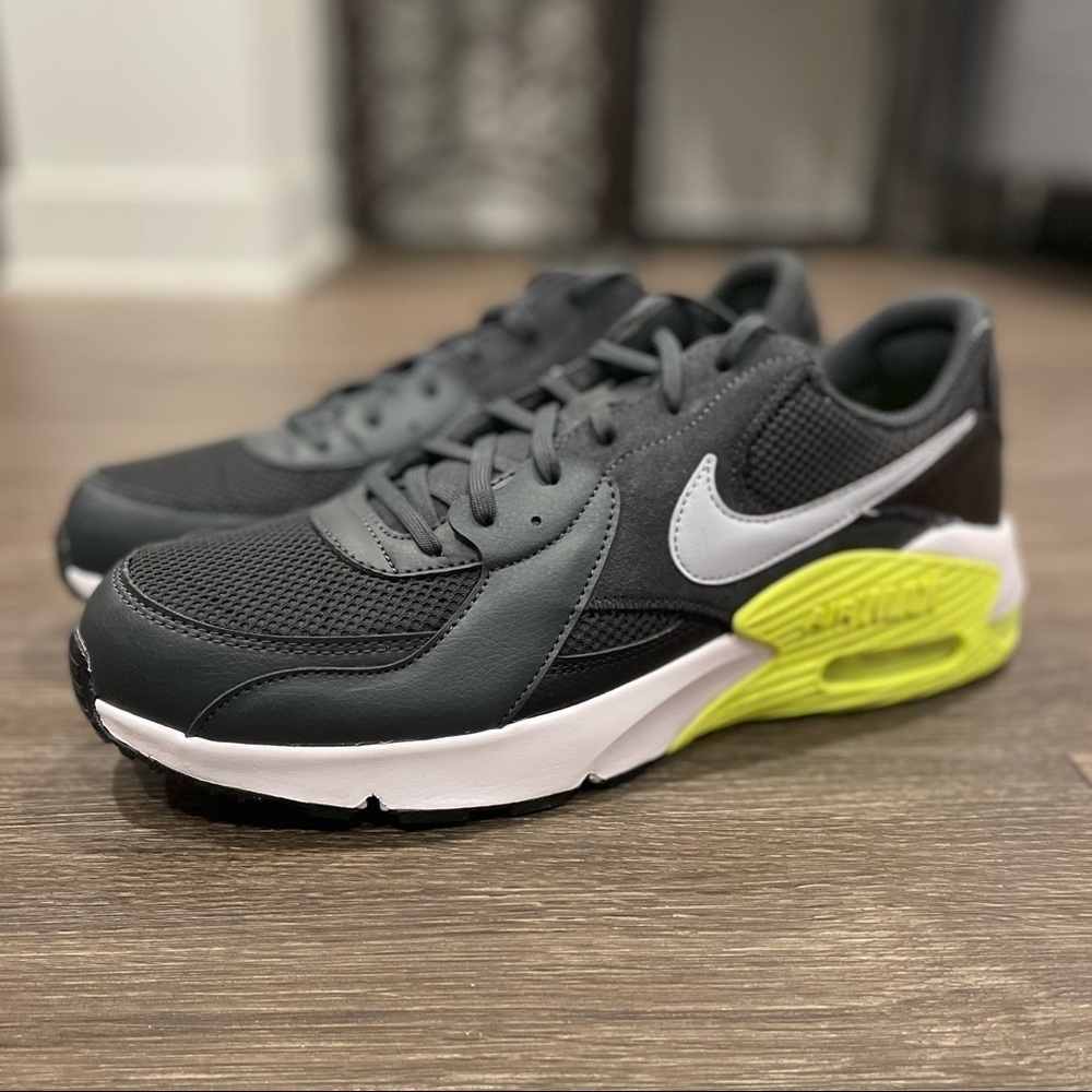 Nike Air Max Excee Dk Smoke Grey Volt sz 12 - Picture 2 of 5